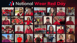 2025 Wear Red Collage