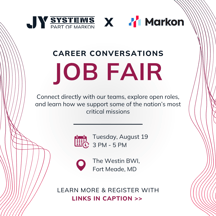 Markon 8.12 Job Fair Post